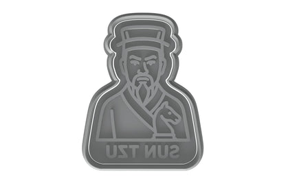 Sun Tzu The Art of War Cookie Cutter - 4x3" Creative Baking Mold