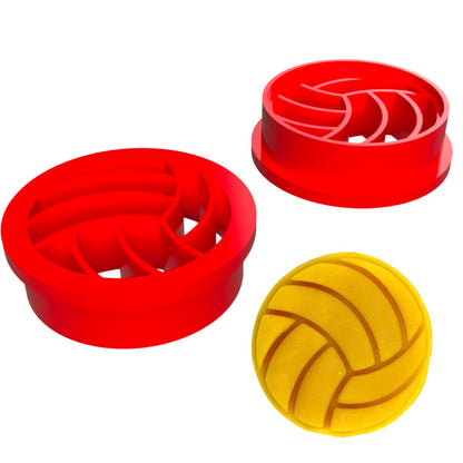 Volleyball Cookie Cutter (2 to 8 inches) by Mighty Gadget USA