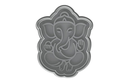 Ganesha Blessings Cookie Cutter - 4x3" Creative Kitchen Design Set