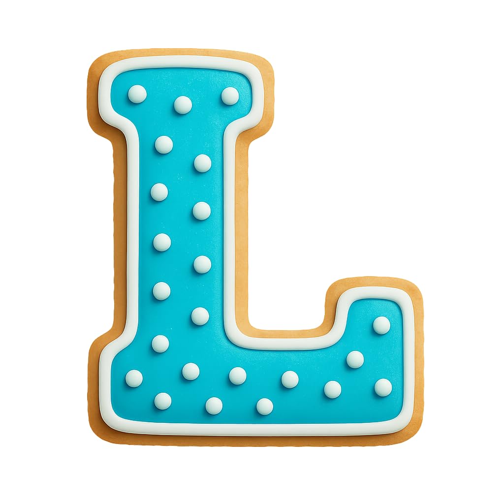 4" Varsity Letter L Cookie Cutter