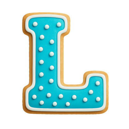 4" Varsity Letter L Cookie Cutter