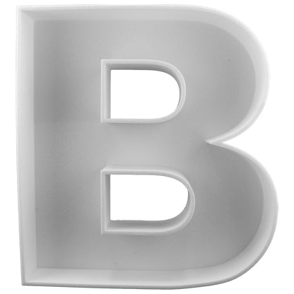 8" Hard Plastic Reusable Plastic Letter Food Trays, Letter Charcuterie Board Box for all Party Decoration (White Coloe)