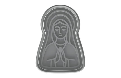 Saint Mary Figure Cookie Cutter - 4x2.7" Quality Spiritual Baking