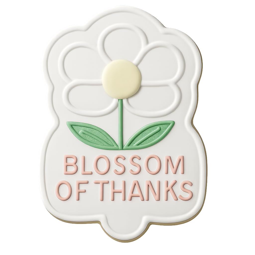 Blossom of Thanks Cookie Cutter - 4x3" Kitchen Fun Creative Design