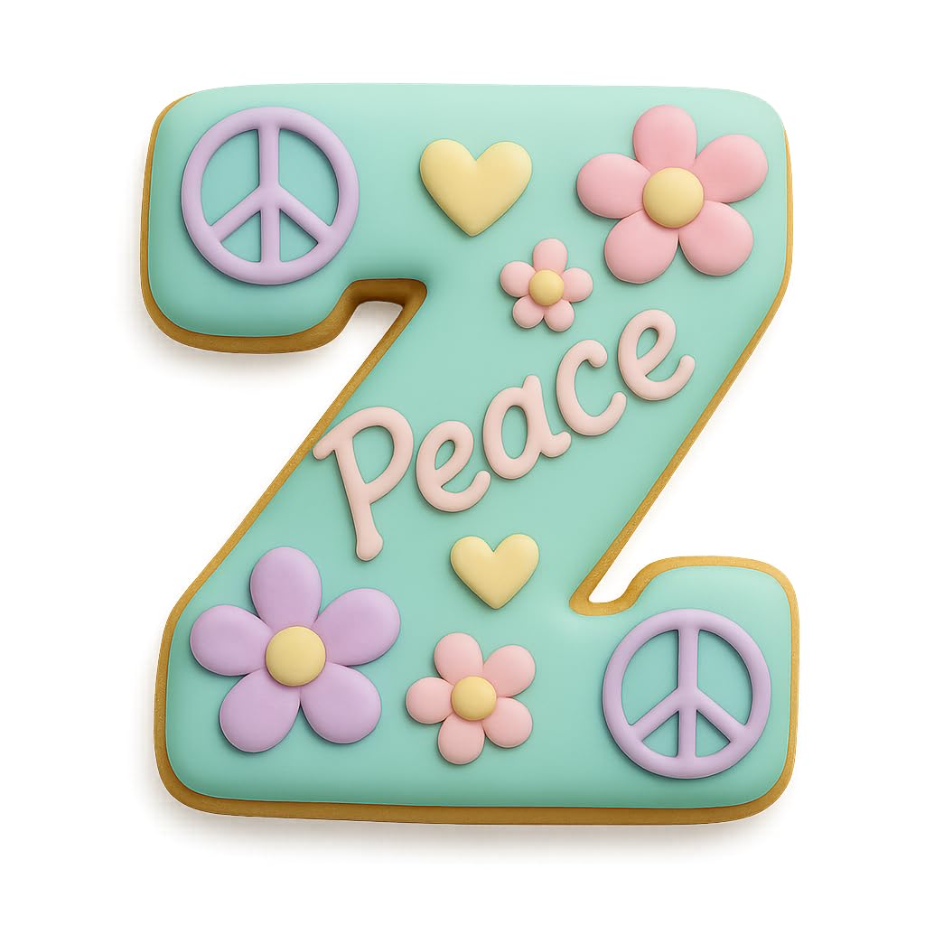 3" Varsity Letter Z Cookie Cutter