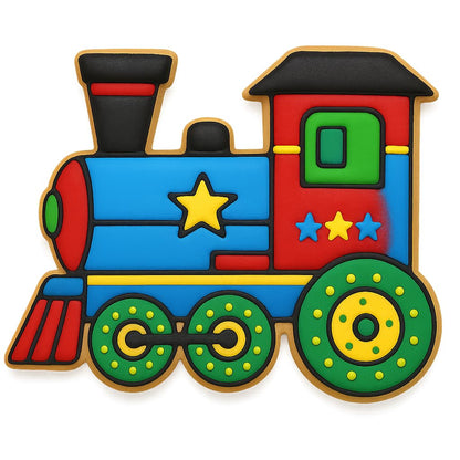Steam Train Cookie Cutter 4x3.34" for Baking Fondant Clay Gifts Kitchen