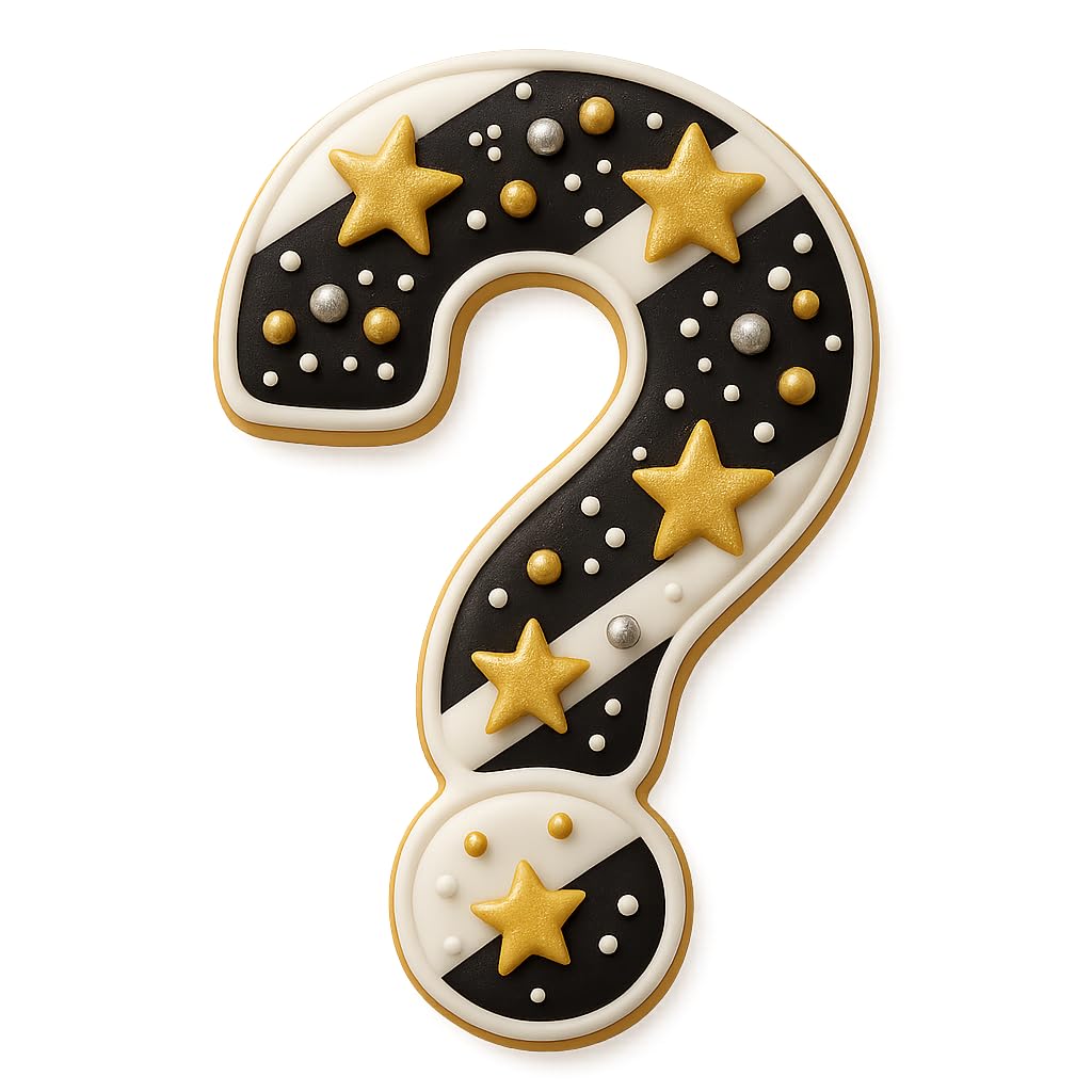 Question Mark Cookie Cutter – 4x2.59" Punctuation Shape for Mystery & Game Night Treats (Random Color)