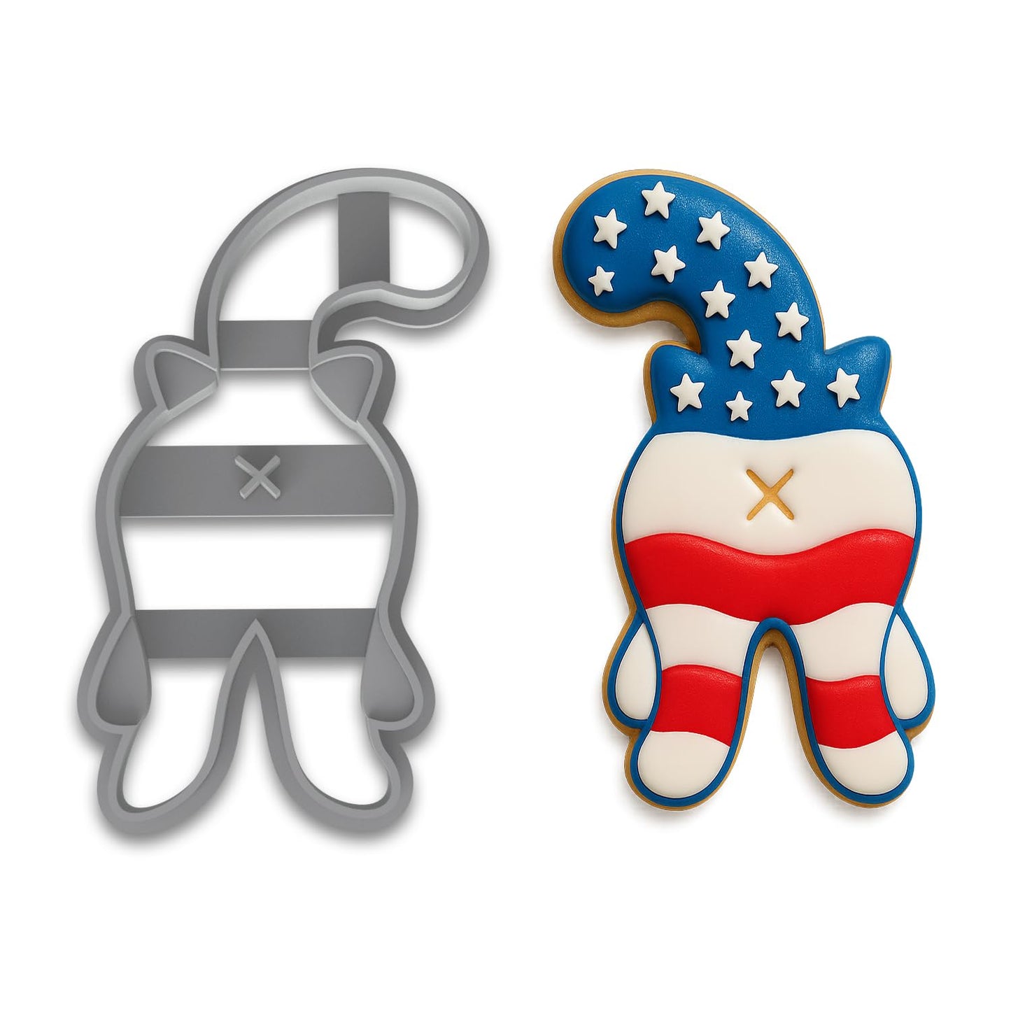 Funny Cat Butt Cookie Cutter - 4 Inch, Hilarious Kitty Shape for Cat Lovers & Bakers