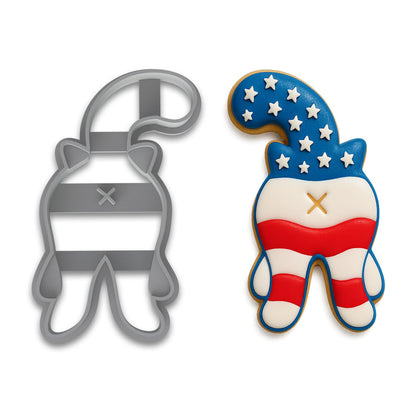 Funny Cat Butt Cookie Cutter - 4 Inch, Hilarious Kitty Shape for Cat Lovers & Bakers