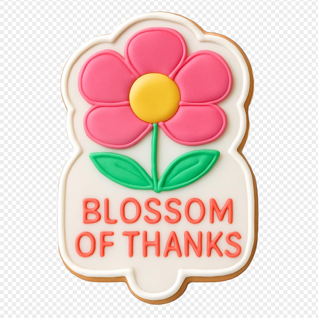Blossom of Thanks Cookie Cutter - 4x3" Kitchen Fun Creative Design