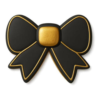 Mighty Gadget Classic Hair Bow Cookie Cutter - 4x3” Pink Ribbon Design