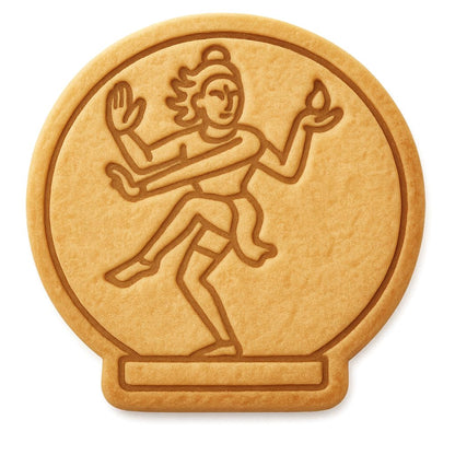 Shiva Nataraja Pose Cookie Cutter - 4x3.9" Creative Kitchen Art Design
