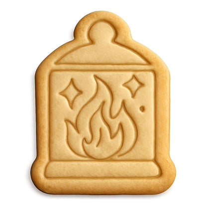 Mystic Ember Lantern Cookie Cutter - 2.5x4" Creative Kitchen Design
