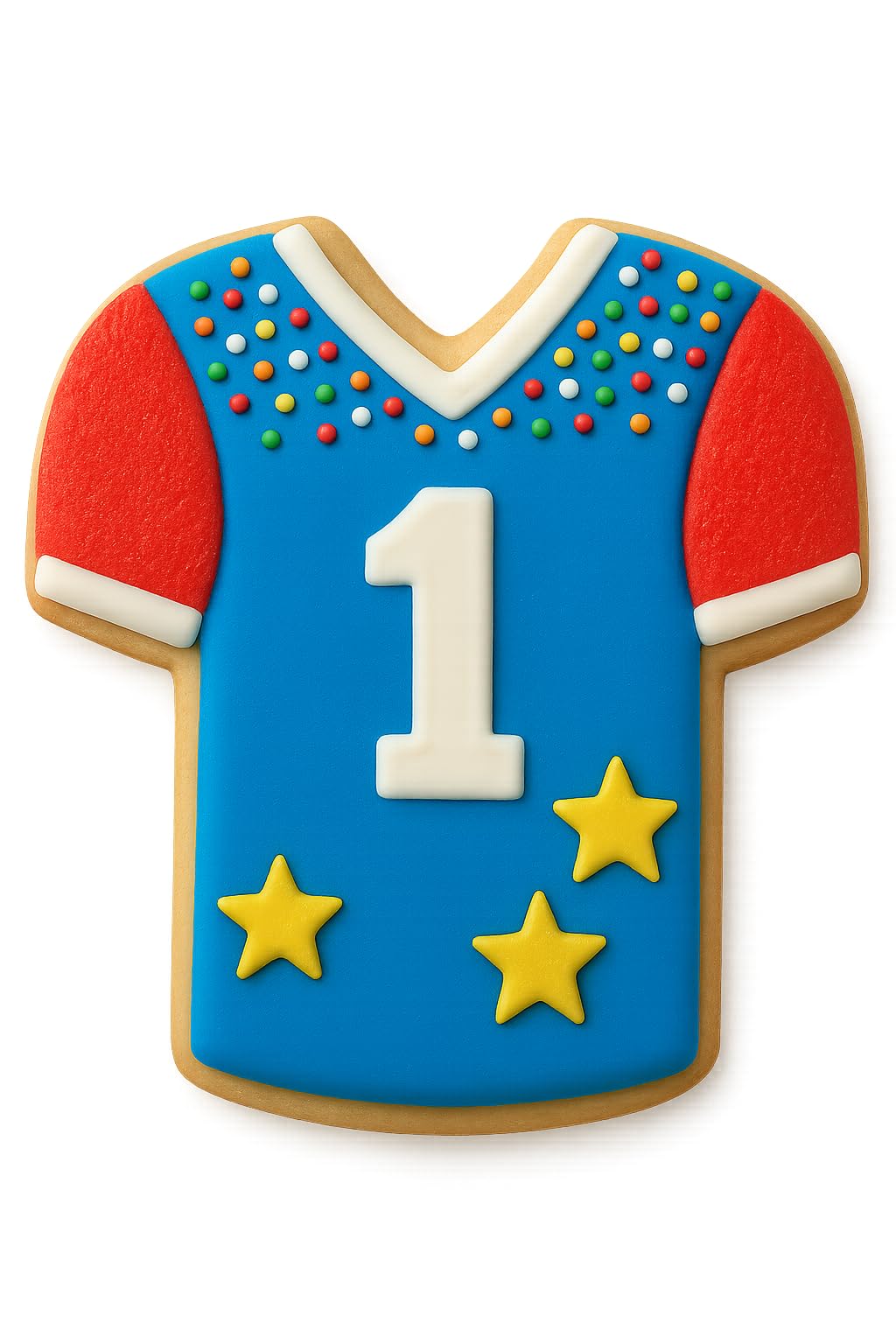 Football Jersey Cookie Cutter - 4.25x3.51 Inches, Sports-Themed Baking Tool