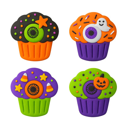 Eyeball Muffin Cookie Cutter & Stamp 4x3.67" for Baking & Fondant Clay Embosser