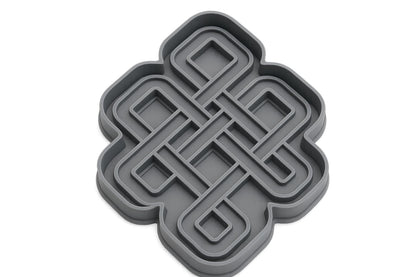 Eternal Knot Cookie Cutter - 4x3.4" Premium Kitchen Baking Design