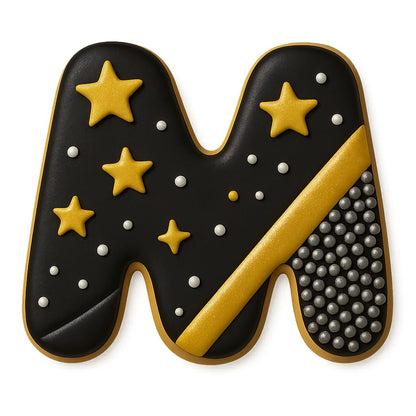 Red Letter M Cookie Cutter 3.5x3" for Baking Fondant Clay Gifts Kitchen