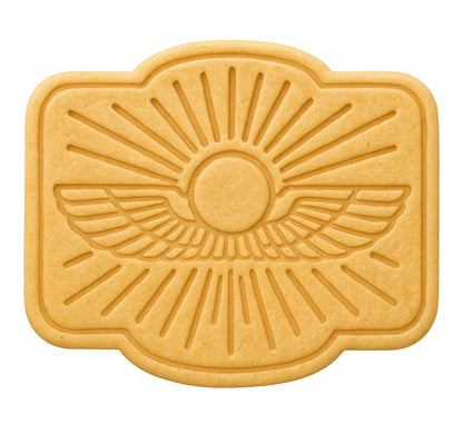 Winged Sun Disk Cookie Cutter - 4x3" Creative Kitchen Design