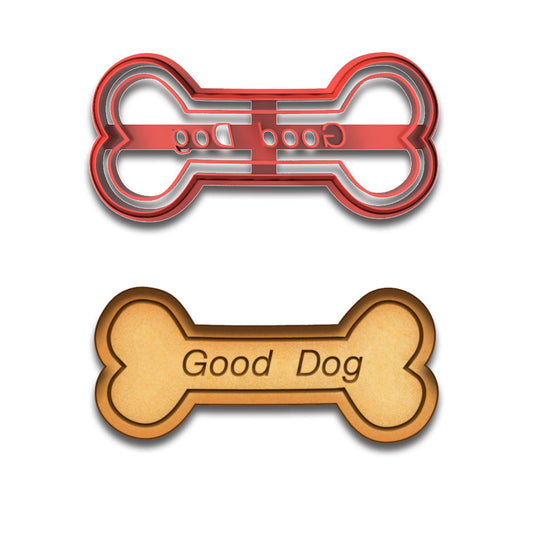 Dog Bone Cookie Cutter - 4x1.75 Inches, Perfect for Dog Treats and Baking Fun