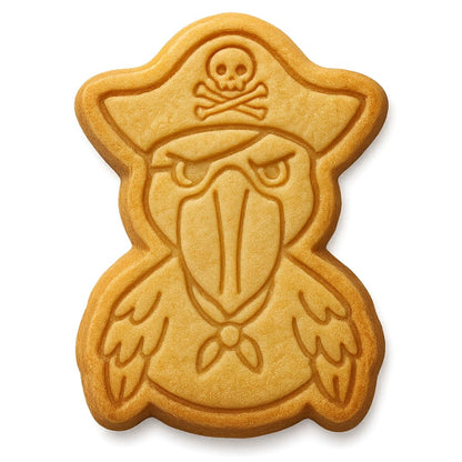 Pirate Shoebill Bird Cookie Cutter - 4x2.88" Fun Kitchen Baking Tool
