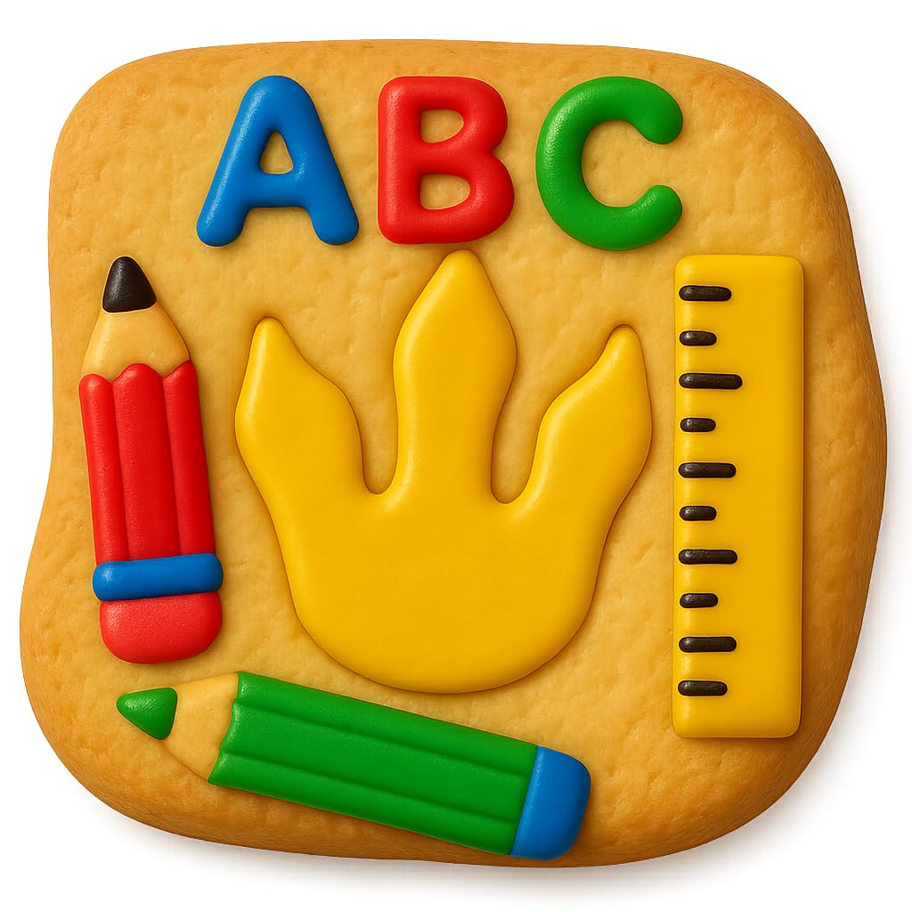 T-Rex Fossil Cookie Cutter & Stamp 4x3.74" for Baking Fondant Clay Embosser