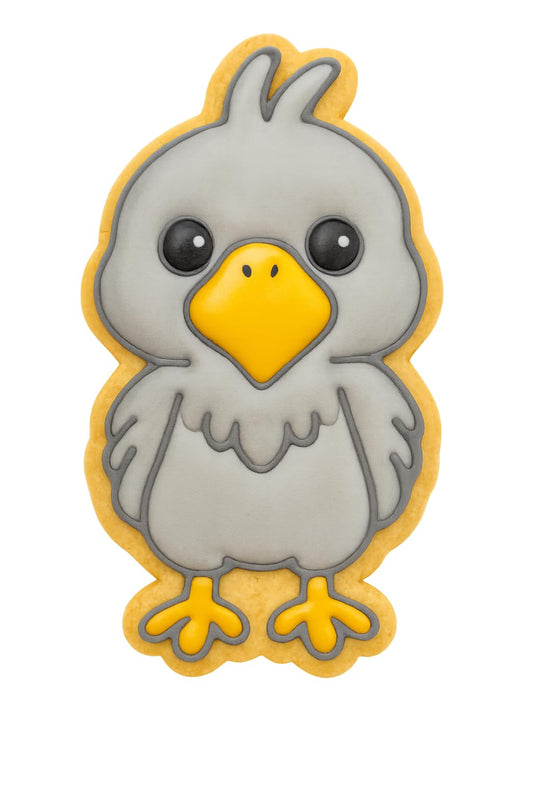 Cute Kawaii Shoebill Bird Cookie Cutter - 4x2.2" Creative Party Design