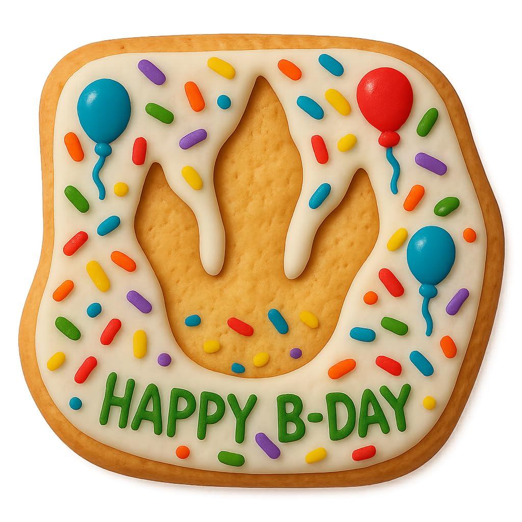 T-Rex Fossil Cookie Cutter & Stamp 4x3.74" for Baking Fondant Clay Embosser