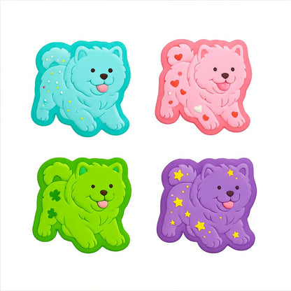 Chow Chow Puppy Cookie Cutter & Stamp 4x3.9" for Baking & Fondant Clay Embosser