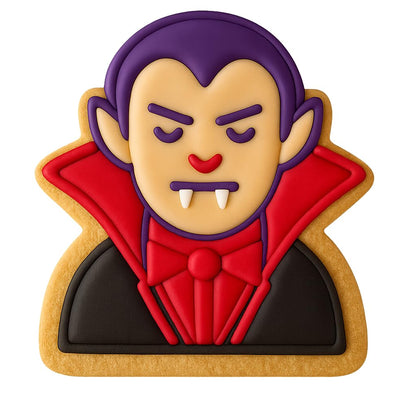 Count Dracula Cookie Cutter - 4x3.5" Fun Halloween Baking Design