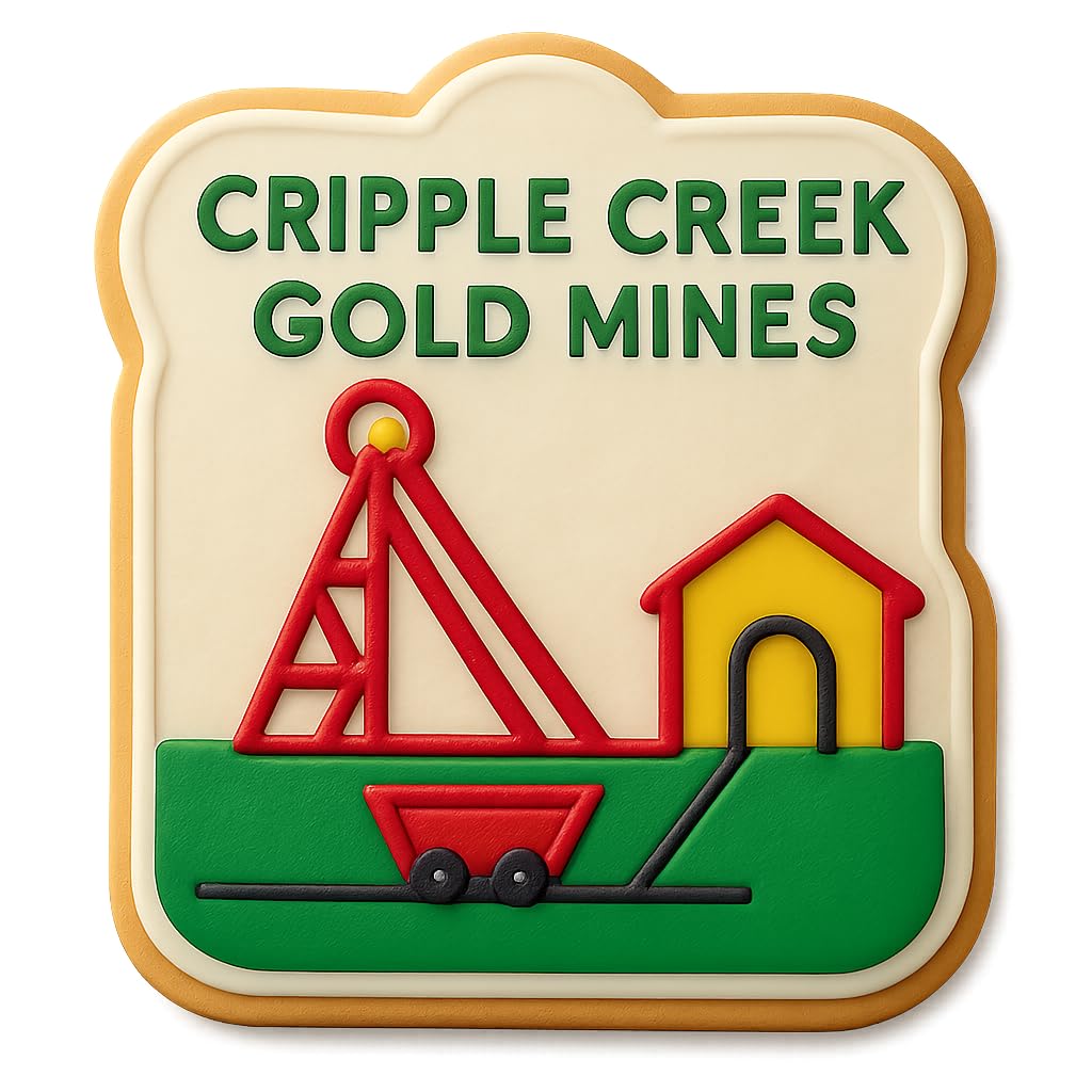 Cripple Creek Gold Mine Cookie Cutter - 4x3.8" Premium Baking Tool