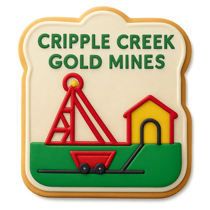 Cripple Creek Gold Mine Cookie Cutter - 4x3.8" Premium Baking Tool