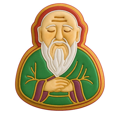 Philosopher Laozi Cookie Cutter - 4x3" Professional Design Kitchen