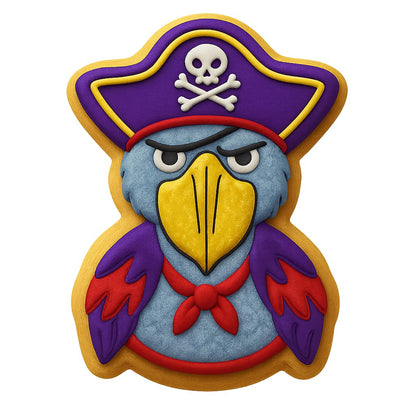 Pirate Shoebill Bird Cookie Cutter - 4x2.88" Fun Kitchen Baking Tool
