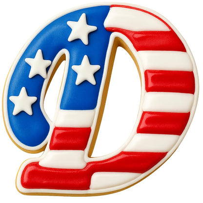 Cursive Letter D Cookie Cutter
