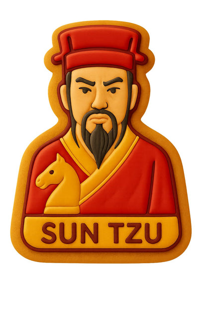 Sun Tzu The Art of War Cookie Cutter - 4x3" Creative Baking Mold