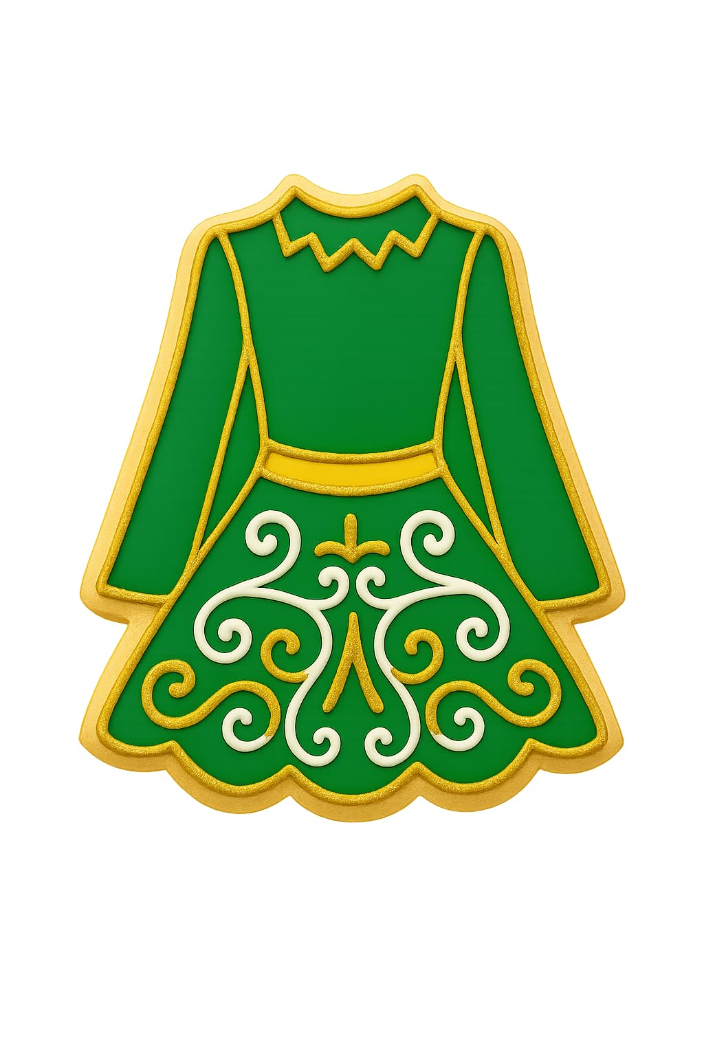 Traditional Irish Dress Cookie Cutter Style 1 - 4x3" Party Baking Set