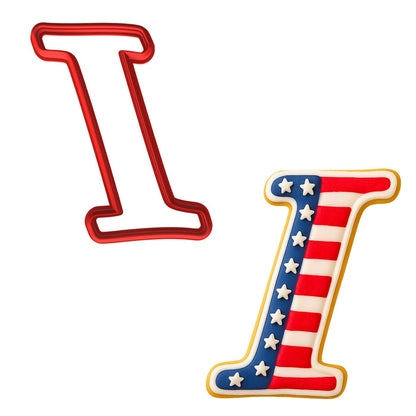 Cursive Letter I Cookie Cutter