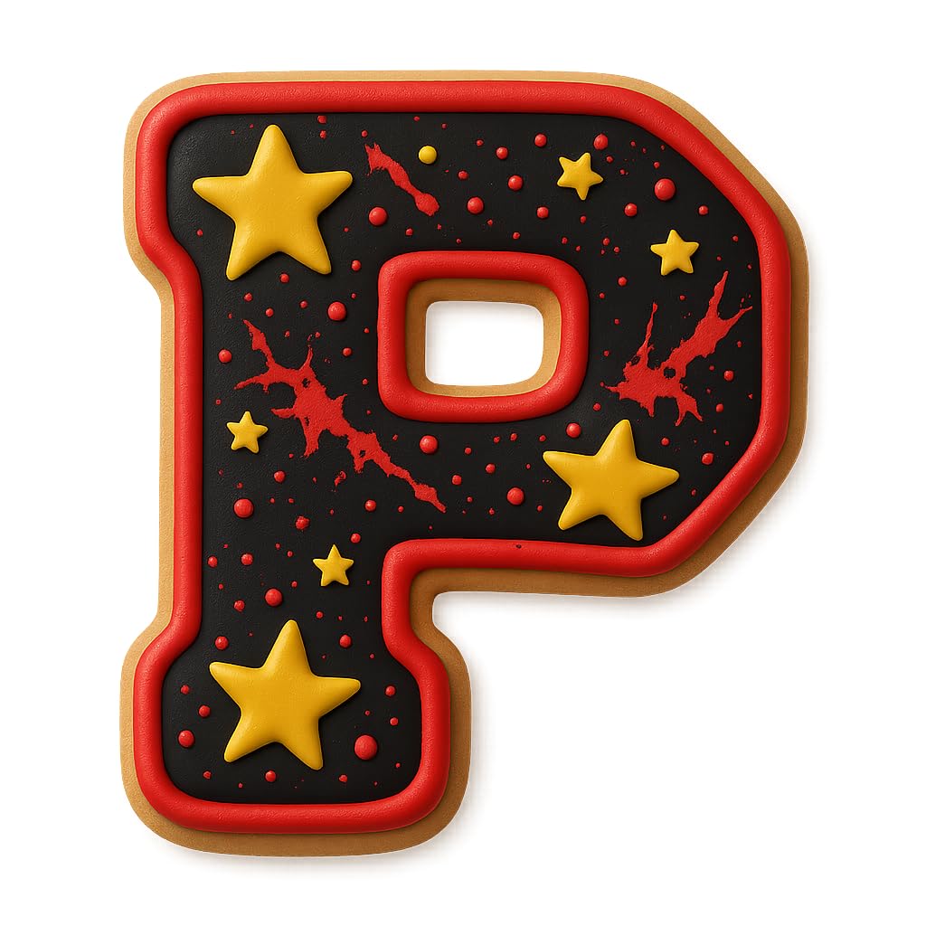 3" Varsity Letter P Cookie Cutter