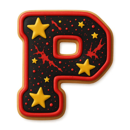 3" Varsity Letter P Cookie Cutter