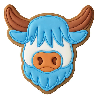 Highland Horns Cookie Cutter - 4x3.1" Premium Party Kitchen Tool
