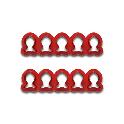 Mini Tiny Goldfish Cracker Cutter and Goldfish Cookie Cutter - 5 x 1 inch goldfish mold (1 or 2 packs)