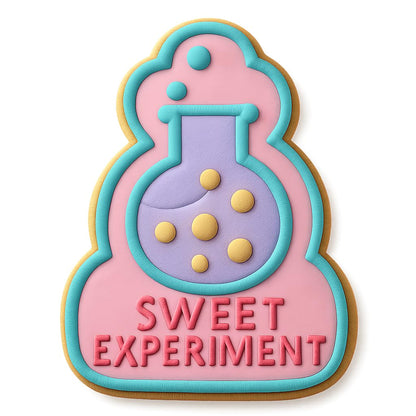 Sweet Experiment Beaker Cookie Cutter - 4x2.8" Fun Kitchen Baking Tool