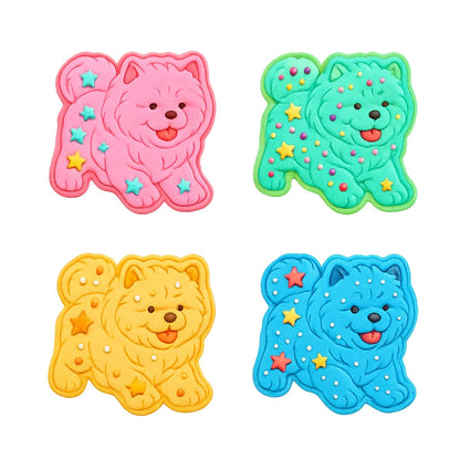 Chow Chow Puppy Cookie Cutter & Stamp 4x3.9" for Baking & Fondant Clay Embosser