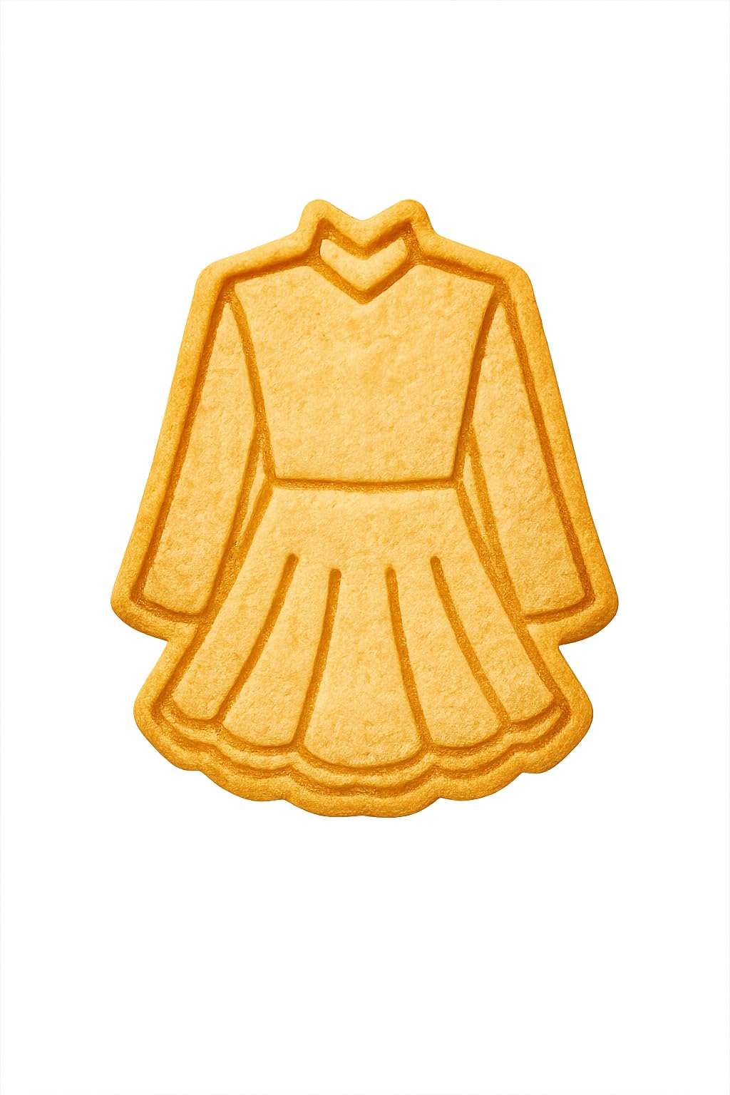 Stylish Irish Dance Dress Cookie Cutter Style 2 - 4x3" Quality Kids Baking Fun