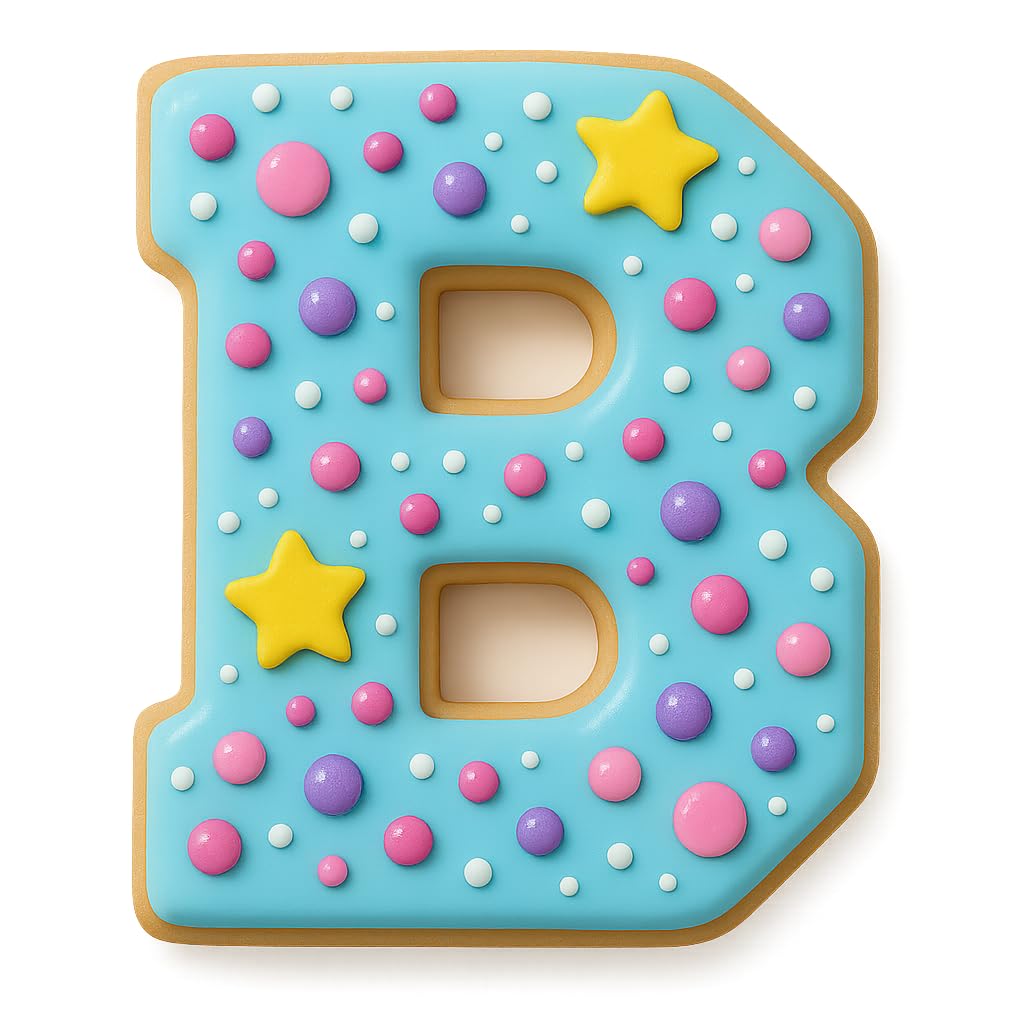3" Varsity Letter B Cookie Cutter