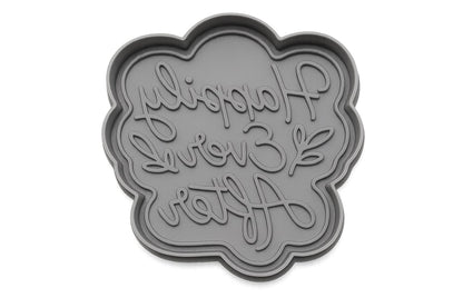Happily Ever After Cookie Cutter 4x4" Premium Wedding Kitchen Tool