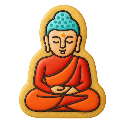Divine Buddha Cookie Cutter - 4x3" Fun Spiritual Baking Tool
