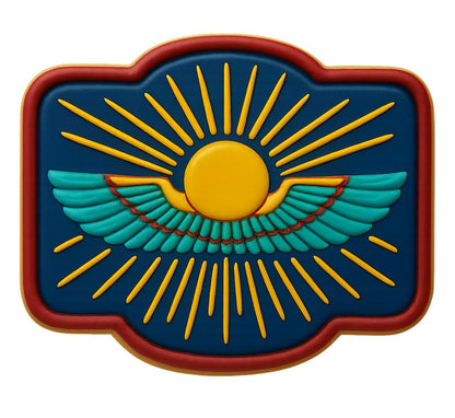 Winged Sun Disk Cookie Cutter - 4x3" Creative Kitchen Design