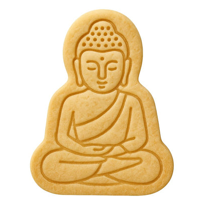 Divine Buddha Cookie Cutter - 4x3" Fun Spiritual Baking Tool
