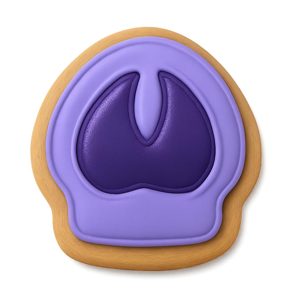 Heather Hoof Cookie Cutter - 4x3.8" Fun Creative Baking Design